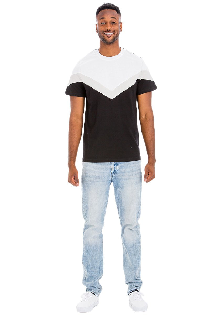 Chevron Colorblock T-Shirt