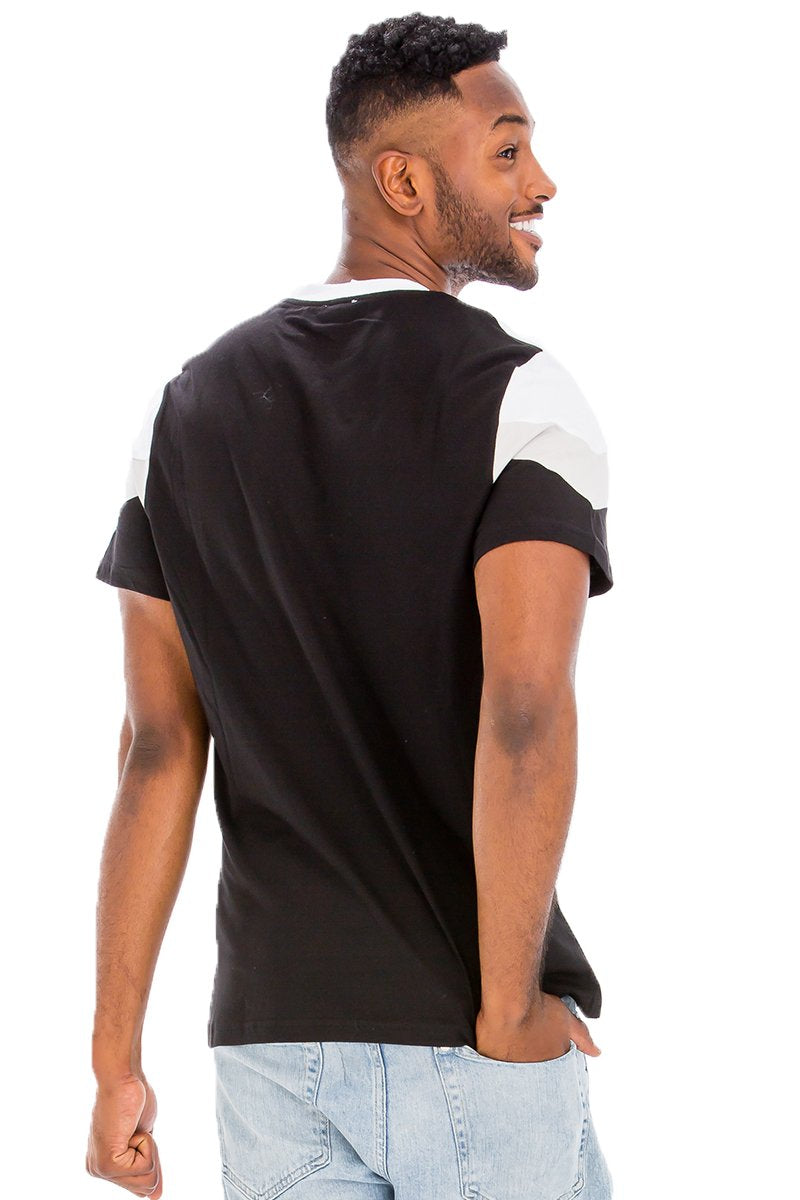 Chevron Colorblock T-Shirt