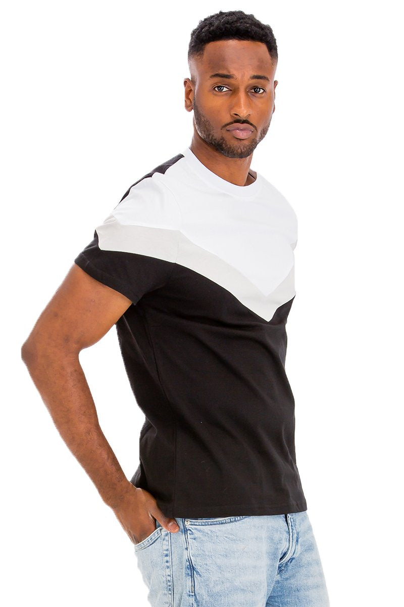 Chevron Colorblock T-Shirt