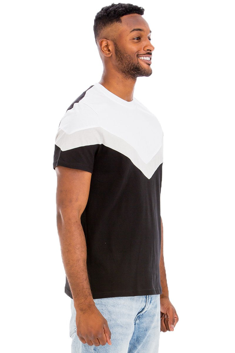 Chevron Colorblock T-Shirt