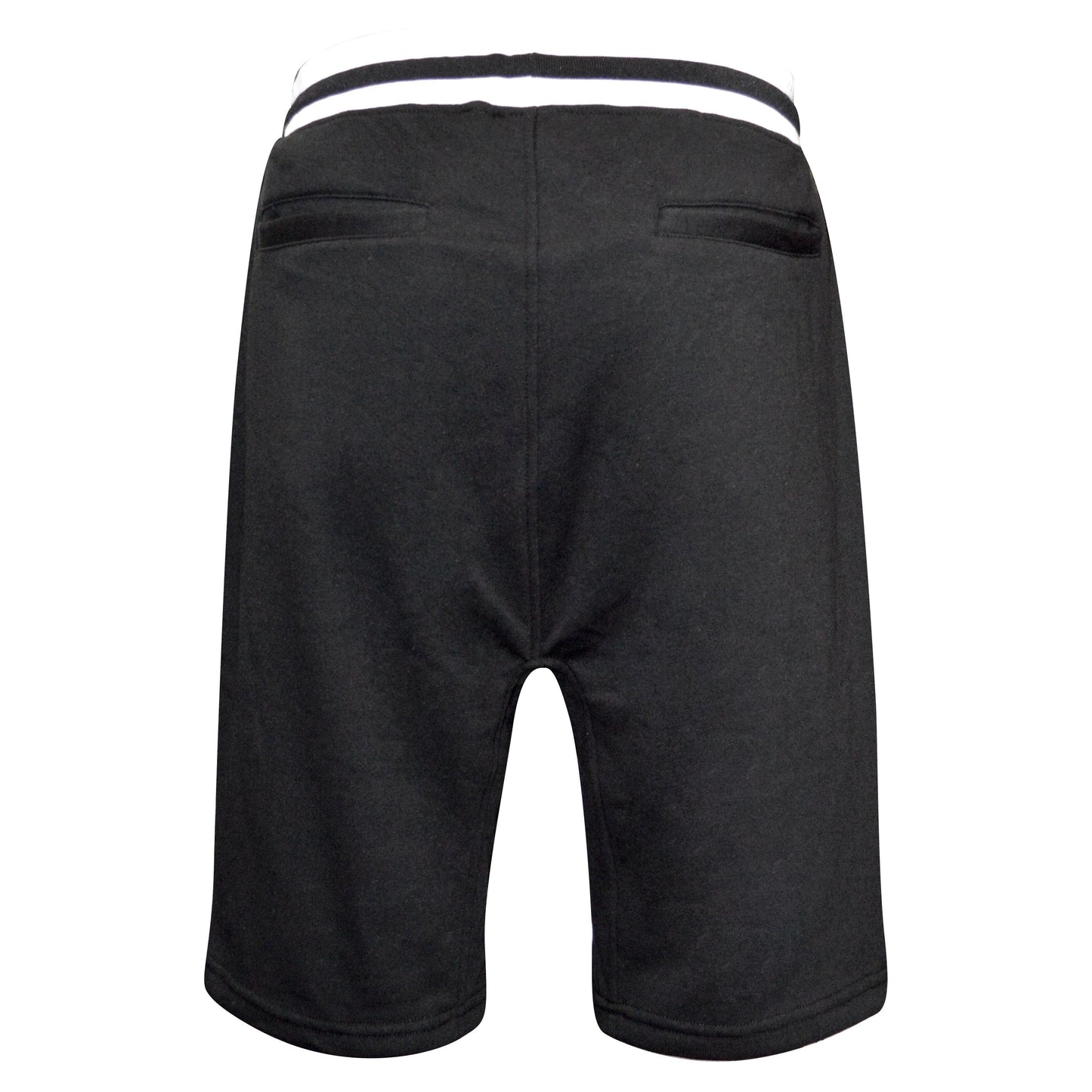 Brandon French Terry Shorts - Black/White