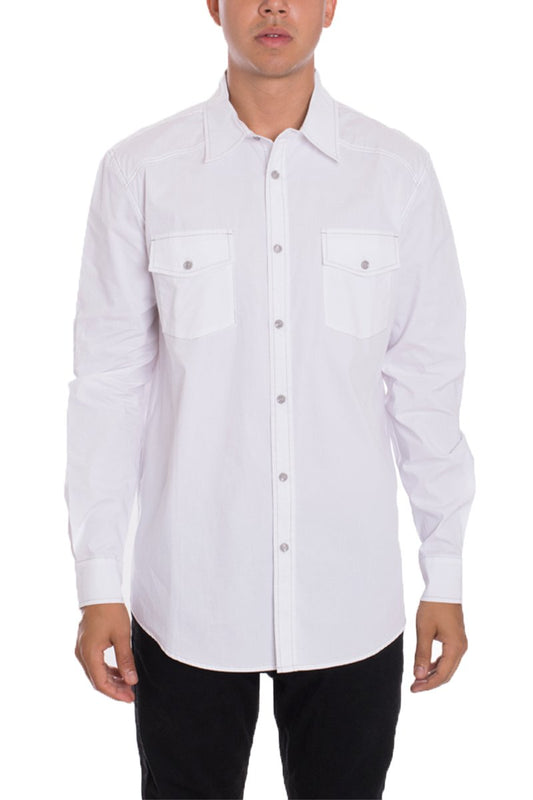 Long Sleeve Shirts White