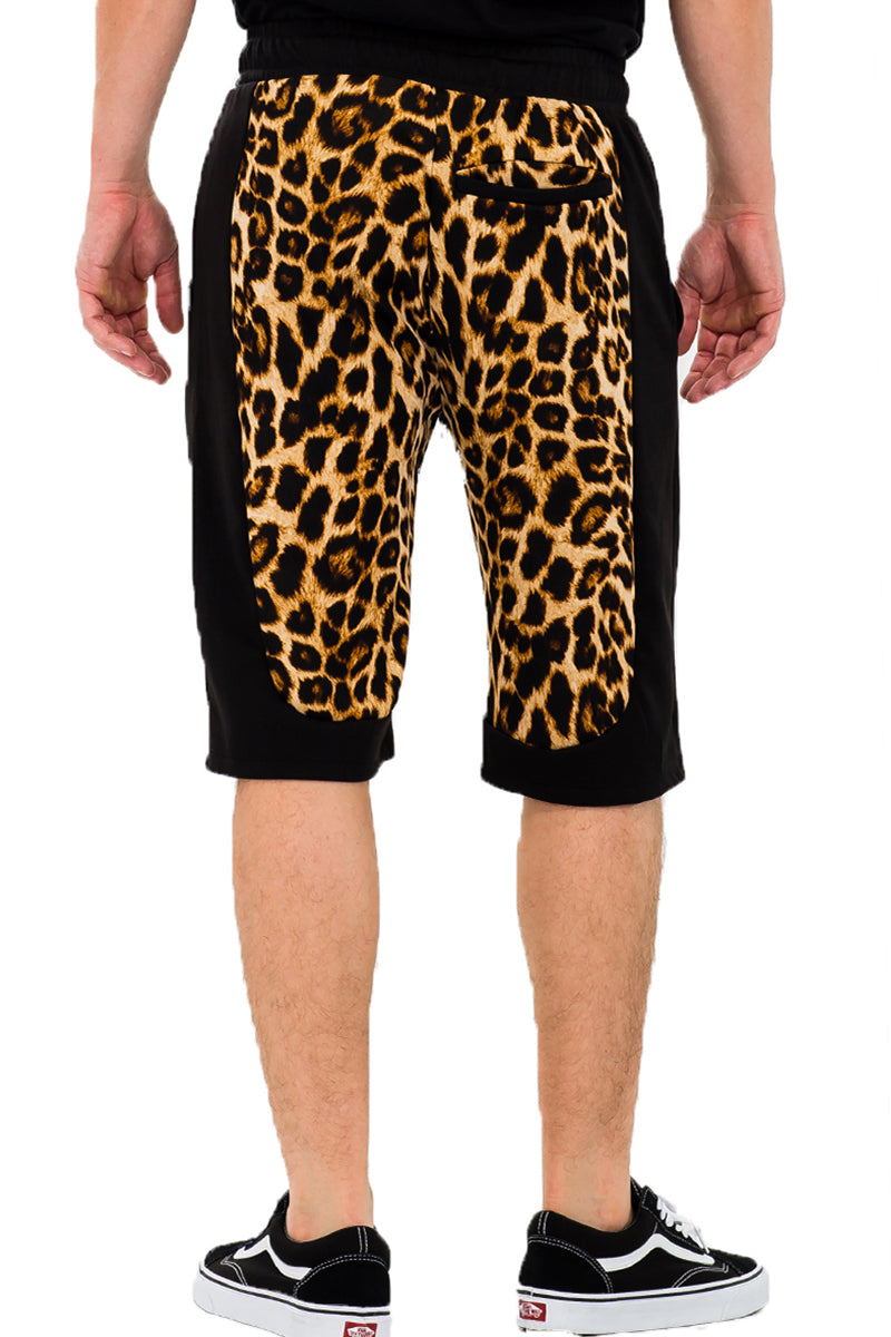 Cheetah Block Shorts