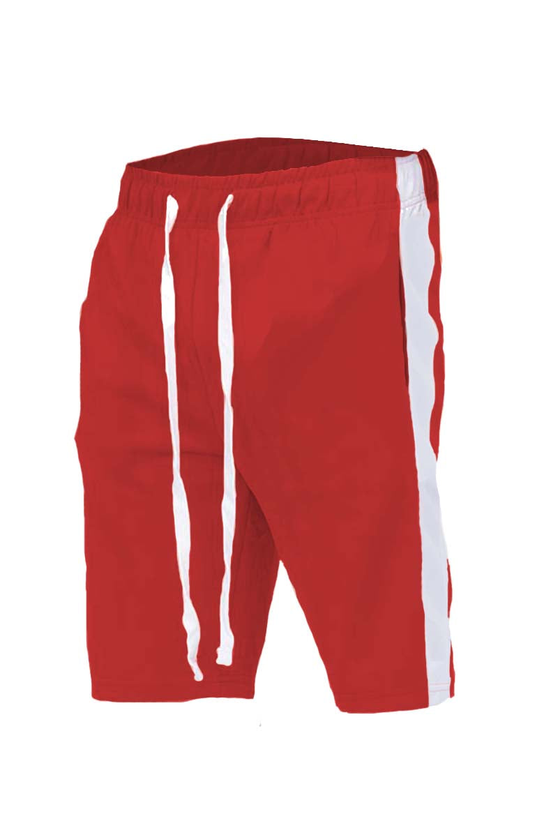 Red Single Stripe Shorts