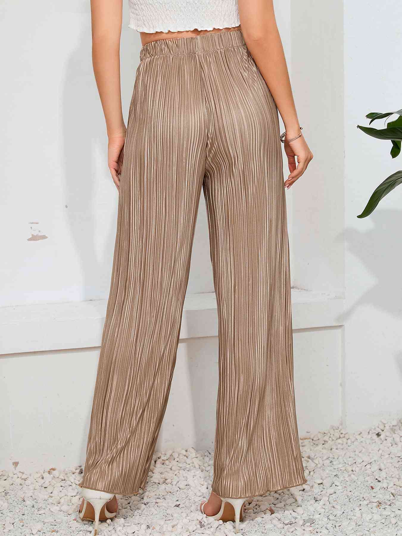 High Waist Relax Fit Long Pants