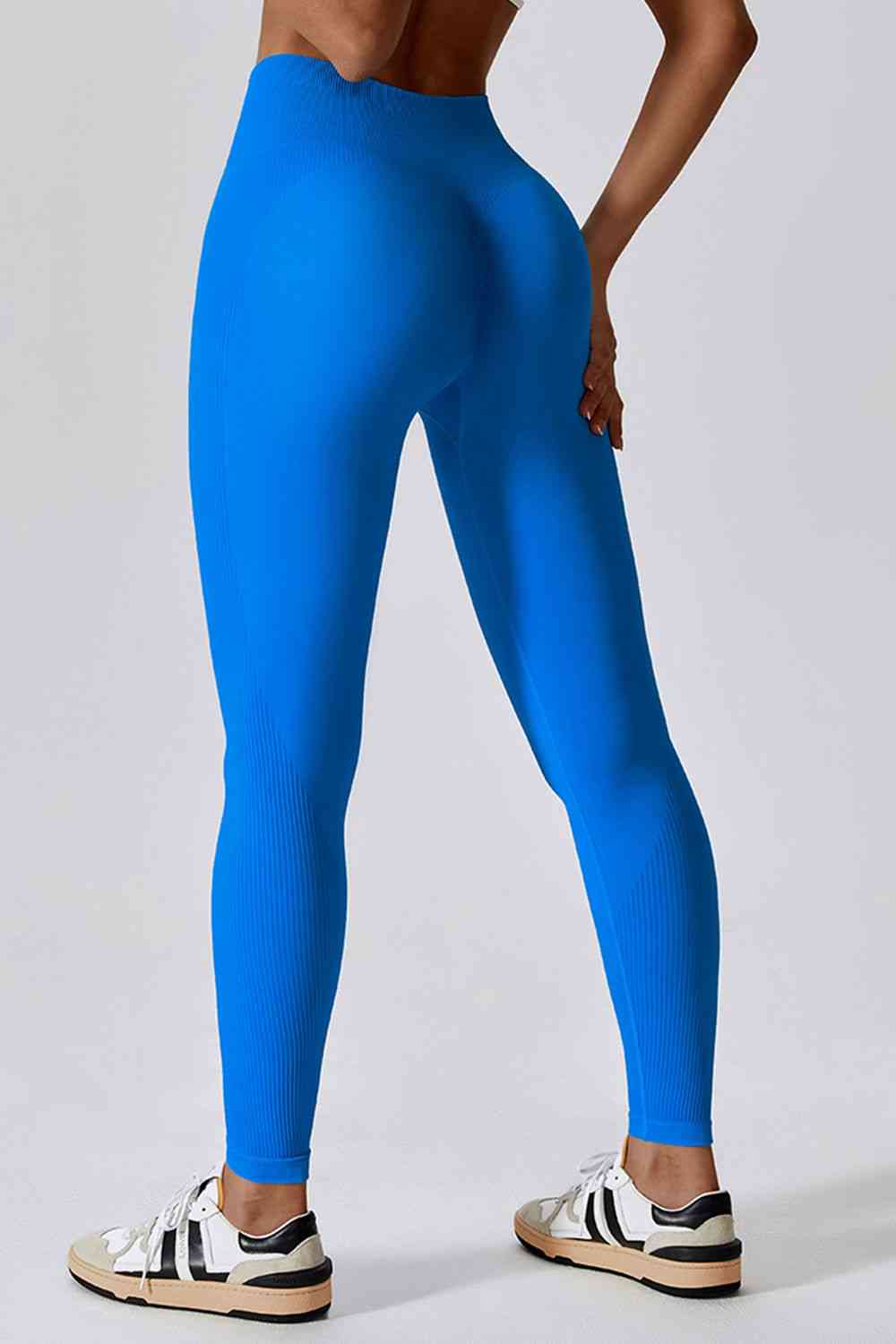 Leggings deportivos largos de corte slim con cintura ancha