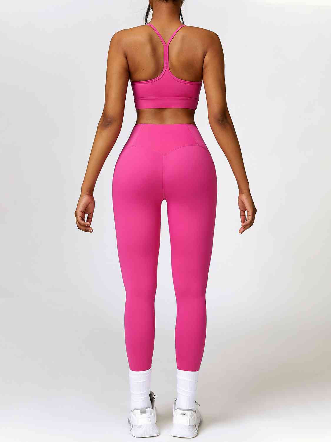 Conjunto de sujetador deportivo y leggings