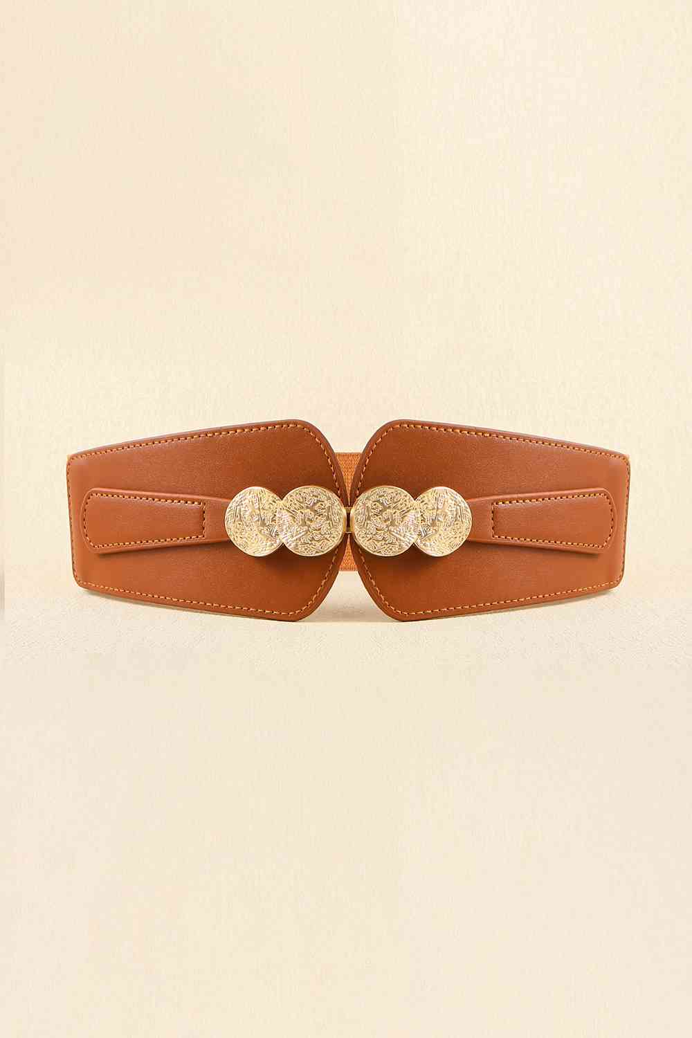 Alloy Buckle Elastic Belt