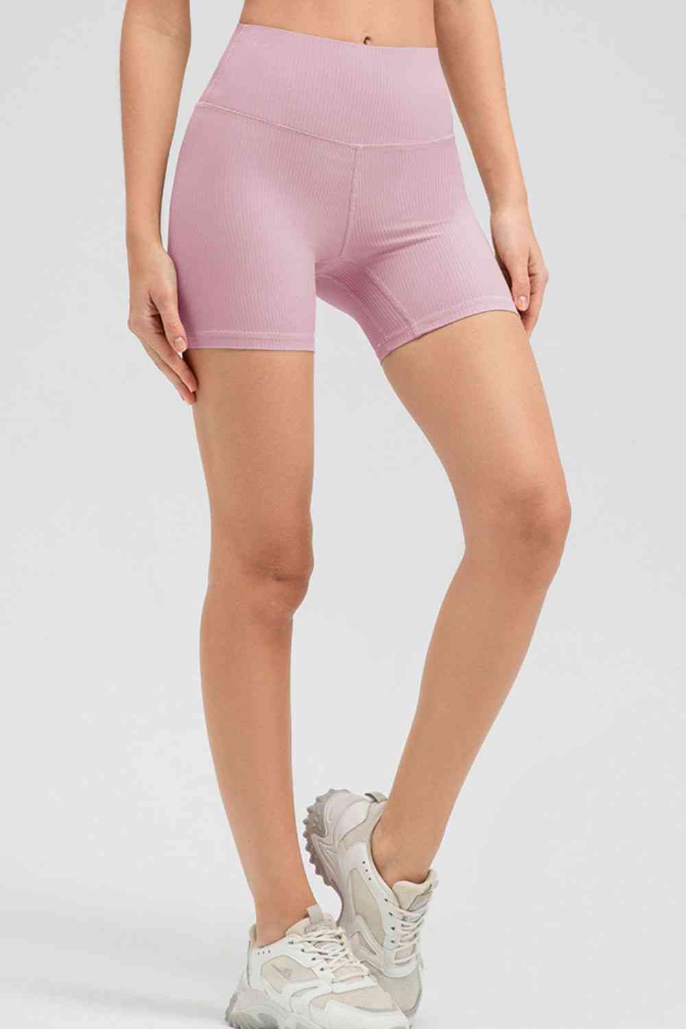 Shorts deportivos de corte slim con cinturilla ancha