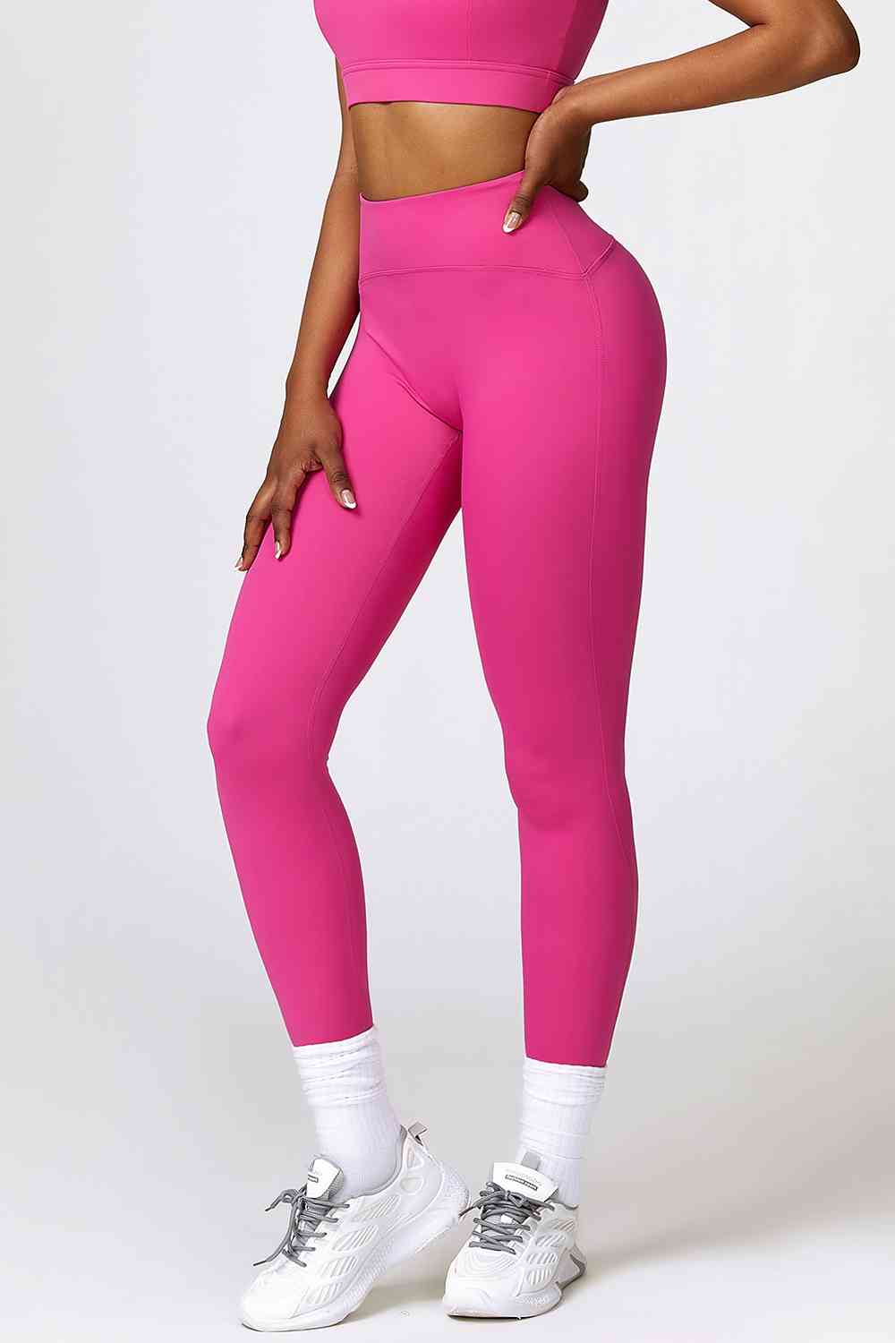 Breathable Wide Waistband Active Leggings