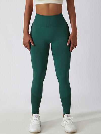 Leggings activos de cintura alta y cintura ancha