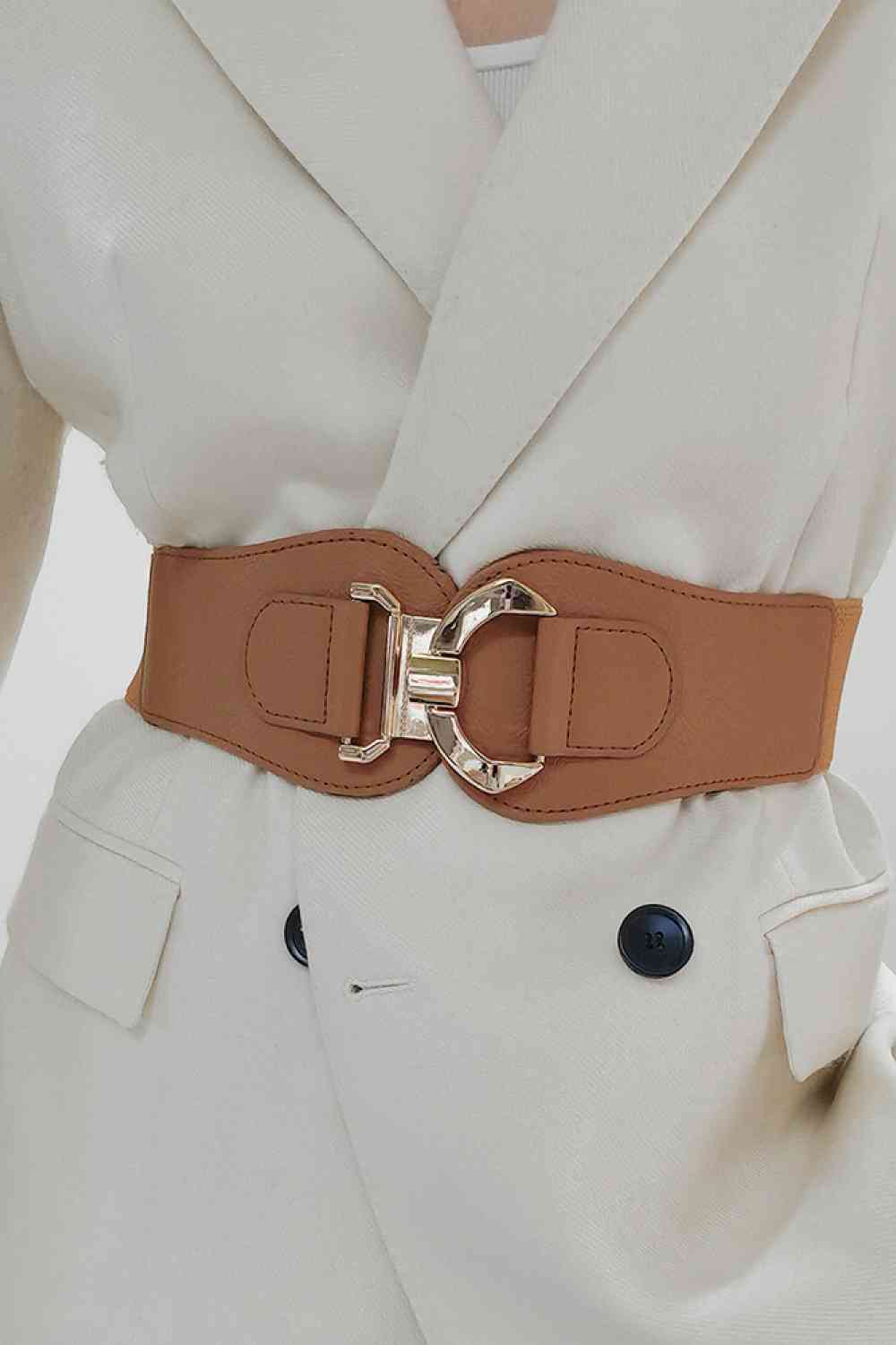 Cinturón elástico con hebilla de aleación