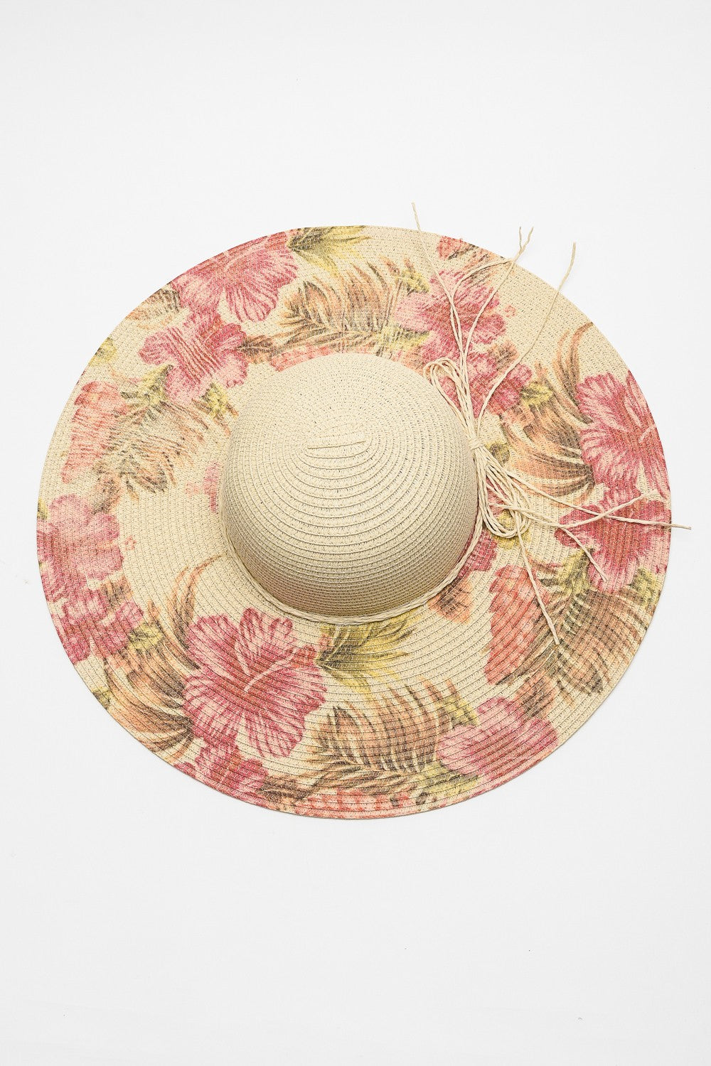 Justin Taylor Floral Bow Detail Sunhat