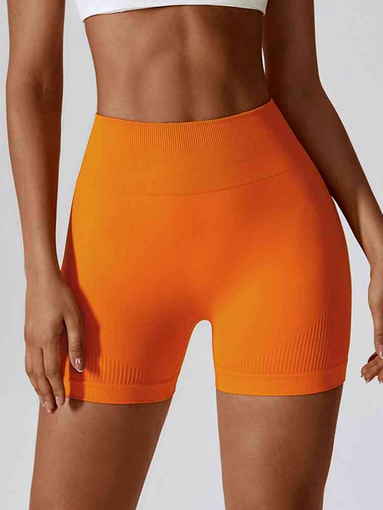 Shorts deportivos de corte slim con cinturilla ancha