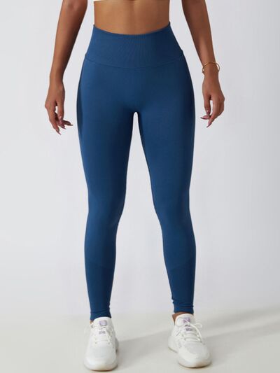 Leggings activos de cintura alta y cintura ancha