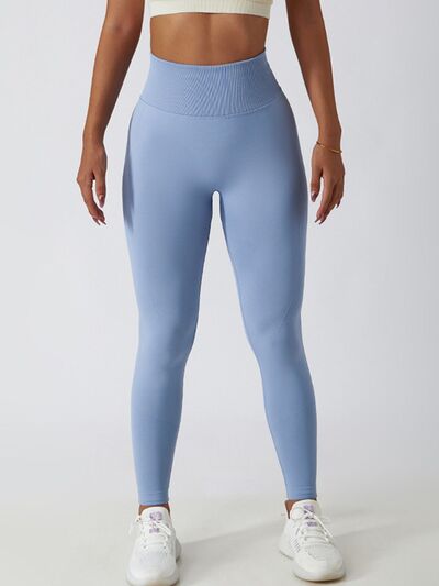 Leggings activos de cintura alta y cintura ancha