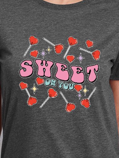 SWEET ON YOU Camiseta de manga corta con cuello redondo