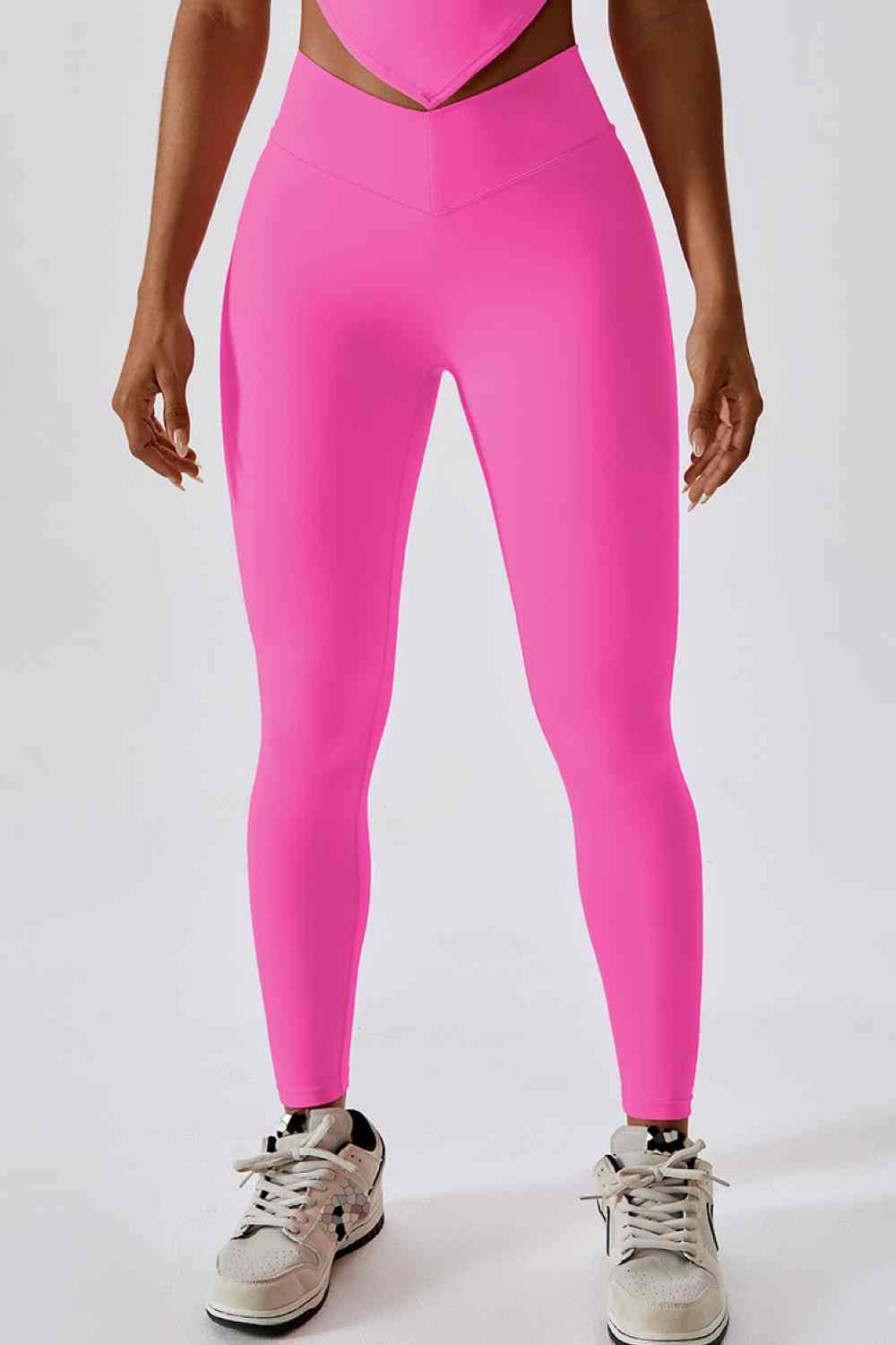 Leggings deportivos con bolsillo trasero y corte slim con cinturilla ancha