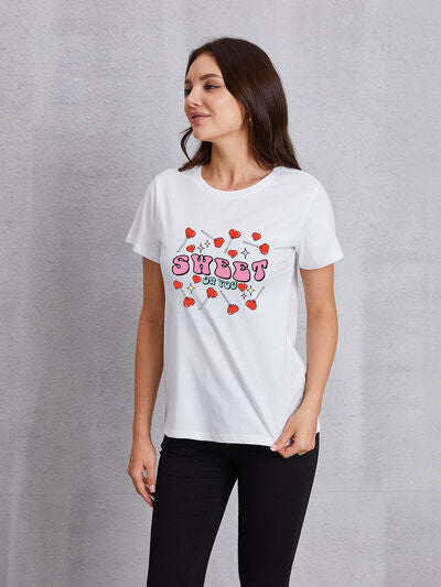 SWEET ON YOU Camiseta de manga corta con cuello redondo