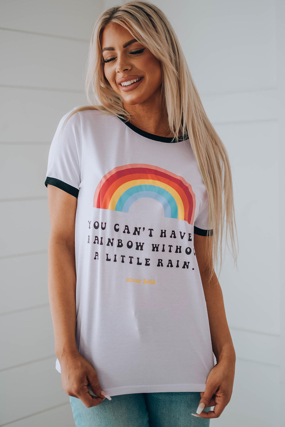 Rainbow Graphic Short Sleeve Tee