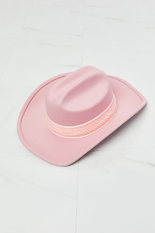 Sombrero de vaquero Fame Western Cutie en rosa